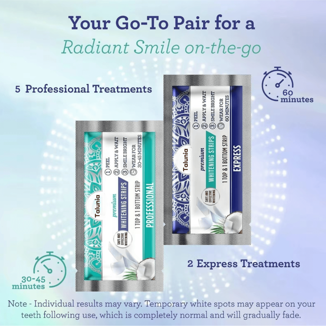 Premium Whitening Strips (7-Day Treatment)